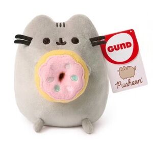 Pusheen Small Snack-able Donut / Cat Plush with Donut + mini activity book &more